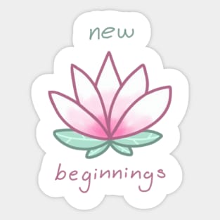 lotus flower Sticker